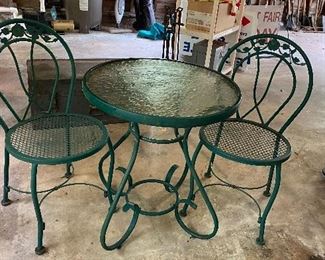 Bistro Table & 2 Chairs,