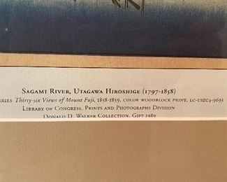 Sagami River Color Woodblock Print (Donald D. Walker Collection, Gift 1989,