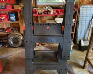 Plastic Saw Horses (2)