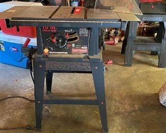 Craftsman 10” Table Saw w/Table (137.218030),