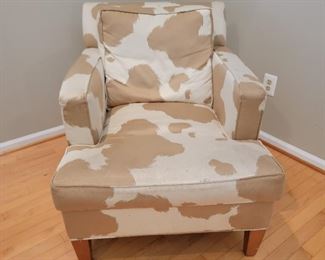 Upholstered Ethan Allen chair (2 available)  39"  high x 24" wide x 40" deep