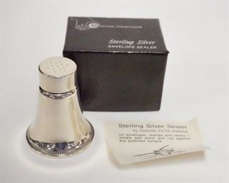 1023	STERLING SILVER ENVELOPE SEALER IN BOX, WEIGHTED, DUCHIN CREATIONS, 2 1/8 IN HIGH
