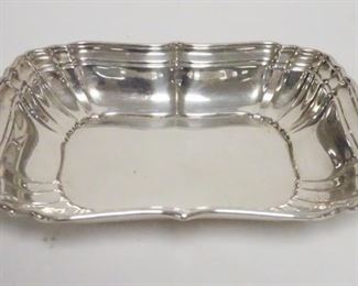 1050	GORHAM STERLING SILVER SERVING BOWL, 10 1/4 IN X 7 3/4 IN, 17.175 TOZ
