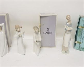 1294	4 PIECE GROUP OF LLADRO FIGURES, TALLEST IS 11 IN

