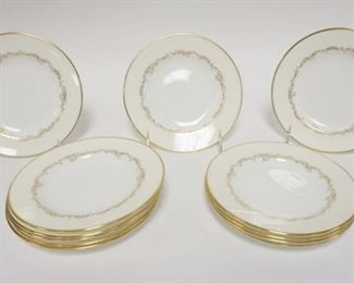 1308	SET OF 11 MINTON *FELICITY* PLATES, 6 1/4 IN
