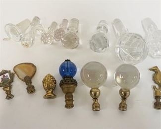 1317	LOT OF STOPPERS & LAMP FINIALS
