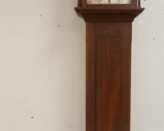 1368	TALL CASE CLOCK HAS OLD WORKS CURRENTLY HAS BATTERY OPERATION. 91 IN H 
