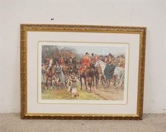 1372	HUNT PRINT PROFESSIONALY FRAMED. 34 1/4 IN X 26 1/4 IN INCLUDING FRAME
