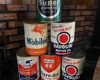 Vintage motor oil