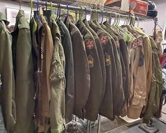 Vintage military clothing