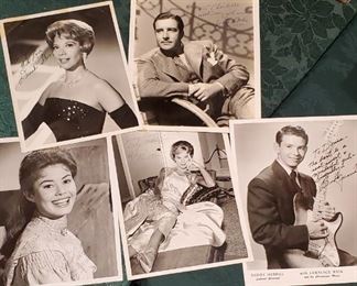 Signed actor photographs