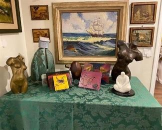 Miles Jefferson Early (1886-1957) 1931 painting              Albert Bergeon (Belgian painter); Fernande Barrey