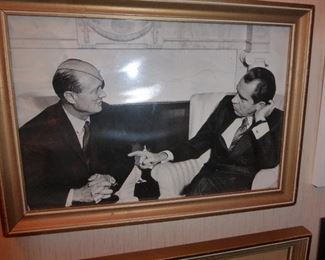 Moshe  Dayan and Richard Nixon