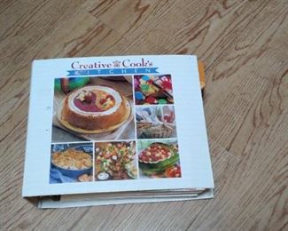 Creative Cook's Kitchen, a spiral bound cookbook with 575 recipes