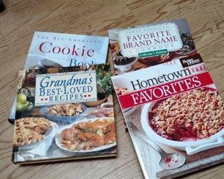 Assorted Hardback new and like new cookbooks