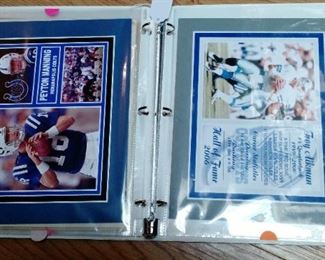 Peyton Manning and Troy Aikman photos, nicely matted