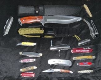Assortment of knives at this sale