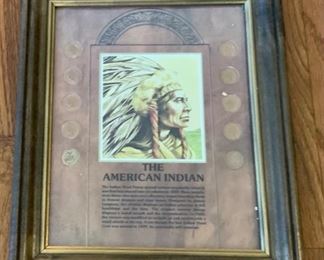 Coin Collection themed “The American Indian” with coin collection included