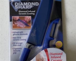 Diamond Sharp Knife never been used.