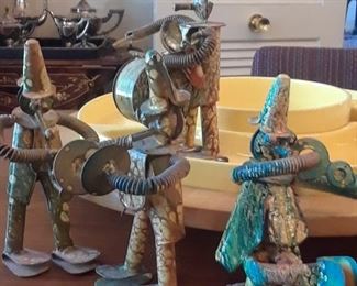 Whimsical metal and enameled band