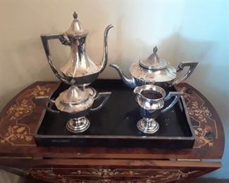 Sterling tea and coffee service