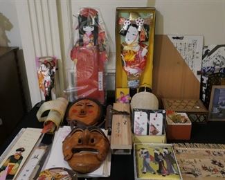 Selection of gift items and stationary from trips to Japan.