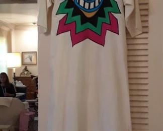 Mexican dress with mask design