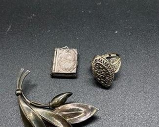 Vintage Sterling Silver Jewelry Lot