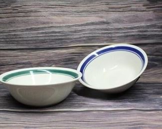 Pair of Vintage Oven Microwavable Safe Bowls
