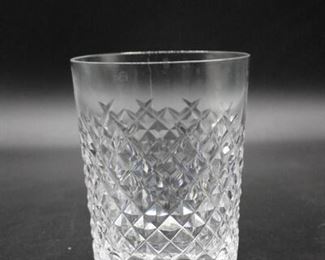 Vintage Crystal Old Fashioned Glassware Rocks Glass