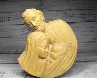 Mary Joseph and Child Wall Decor