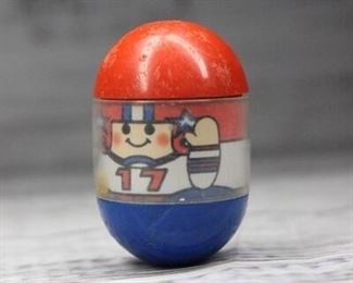 Vintage Hasbro Tumblin Weeble Wobble Football Player