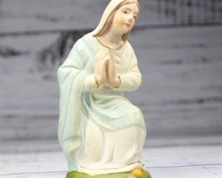 Vintage Praying Virgin Mary Statuette Figurine Germany
