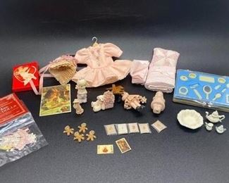 Dollhouse Miniatures Little Girls Womans Room Items Decor