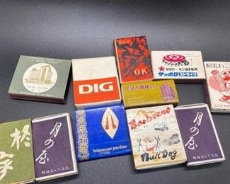 Lot of Vintage Japanese Match Books Boxes Souvenir Travel Keepsakes