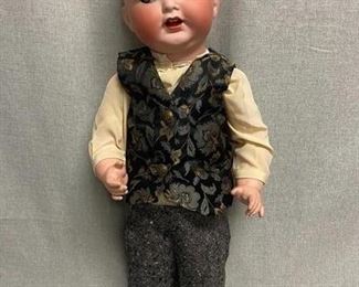 Flirty Eye Vintage Heubach Koppelsdorf 342 Bisque Composite Boy Doll