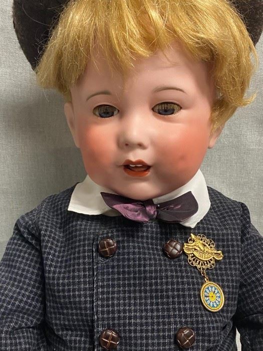 Vintage SFBJ 251 Paris Boy Bisque Composite Doll