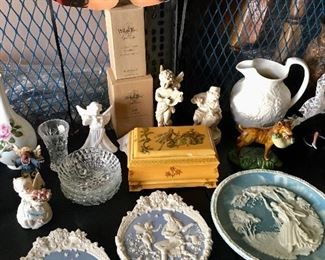 Jewelry Boxes, Collectors Plates, Angels, Lefton