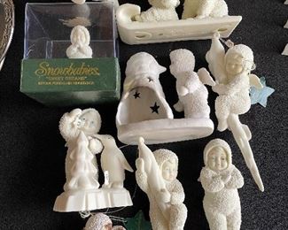 Snow babies, snow baby ornaments
