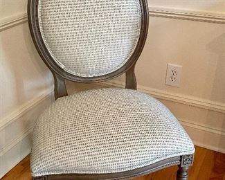 Ethan Allen Cassatt Side Chairs (23" W x 25" D x 38" H) Six available 