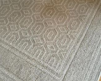 Ethan Allen Quinn Linen Area Rug 8" x 11.2"