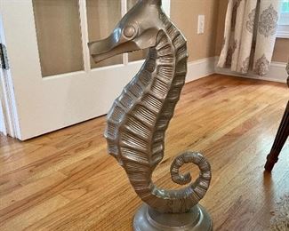 Seahorse End Table - Inject an element of coastal charm into your home with this side table. 23" H