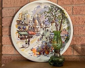 Asher Decorated Ware Metal Tray