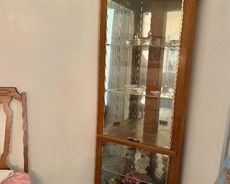 Mid Century Modern Corner Cabinet