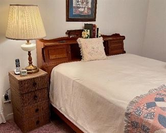 Vintage Bookcase Headboard 