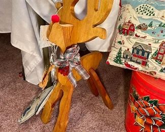Wood Reindeer 