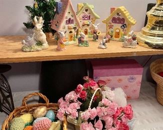 Easter Village, Crocheted Easter Eggs