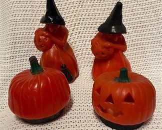 Fanny Farmer wax Halloween candy containers