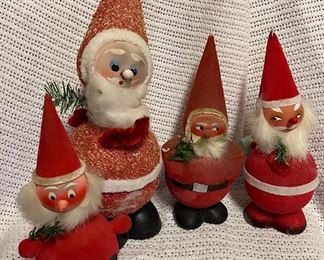 German Santa candy containers
