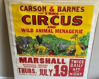 Vintage Circus Poster 40s/50s